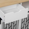 FURNIinspire Pet Crates And Houses Furniture Style Dog Crate Pet Cage, Indoor Pet Crate Kitchen Island, Pet Friendly Furniture, White, 26.8"*41.5"*35" - 2 of 4