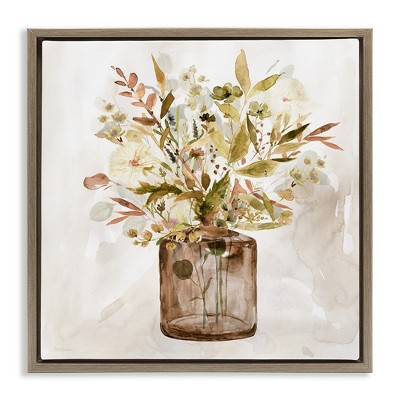 Stupell Industries Earthy Mixed Fall Botanicals, 25" x 25"