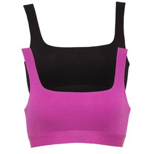 Ribbed Bralette 2-Pack | Felina - 1 of 4