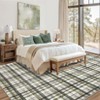 Modern Machine Washable Area Rugs 8x10 Large Living Room Rug Non-Slip Rug for Bedroom Ultra Soft Stain Resistant Carpet Thin Tartan Throw Rug - 4 of 4