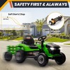 JOYRACER 2WD 24V 2-Seater Electric Ride-On UTV for Kids, 2×75W Motors, Remote Control, LED Lights, Spring Suspension, 3 Speeds & Bluetooth Music - 3 of 4