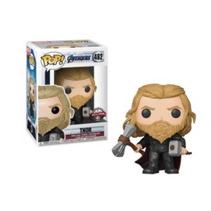 Funko POP! Avengers: Endgame - Thor with Mjolnir and Stormbreaker Vinyl Figure #482 Special Edition Exclusive - 1 of 1