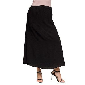 Maternity Elastic Waist A-Line Maxi Skirt - 24seven Comfort Apparel™ - 1 of 4