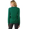JENNIE LIU Women's 100% Cashmere Button Front Long Sleeve Crewneck Cardigan Sweater - 2 of 2
