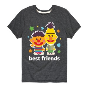 Boys' - Sesame Street - Best Friends Bert Ernie Short Sleeve Graphic T-Shirt - 1 of 4