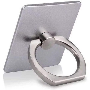 Entronix Rotating Phone Ring Holder Grip – Universal Adhesive Square Base for Phones & Tablets - 1 of 4