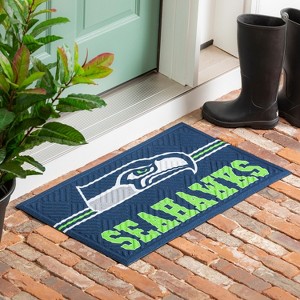 Embossed Mat, Cross Hatch, Seattle Seahawks - 1 of 3