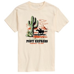Men's - United States Postal Service - Pony Express Desert Trailblazers Short Sleeve Graphic T-Shirt - 1 of 4