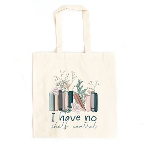 City Creek Prints No Shelf Control Canvas Tote Bag - 15x16 - Natural - 1 of 2