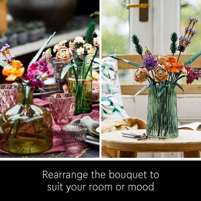 LEGO Icons Flower Bouquet Botanical Collection Building Set 10280, 4 of 15