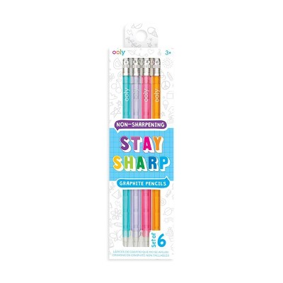 Stay Sharp Real Steel Pencils - Set of 6