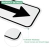 Unique Bargains Aluminum Reflective Outdoor Directional Arrow Sign 1 Pc - 2 of 4