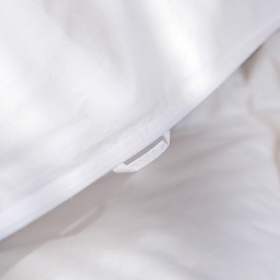 Twin White Cotton Feather & Down Duvet Comforter Insert