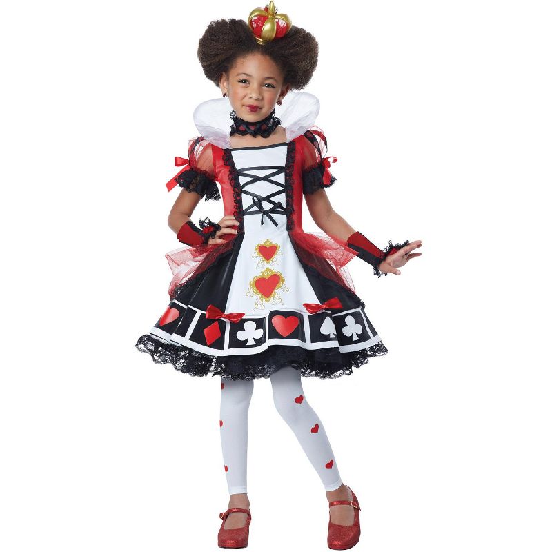 California Costumes Deluxe Queen of Hearts Child Costume, 1 of 2