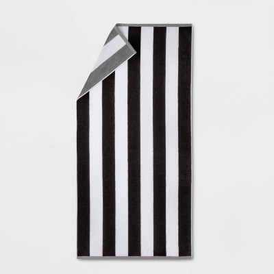 Reversible Cabana Striped Beach Towel - Sun Squad™