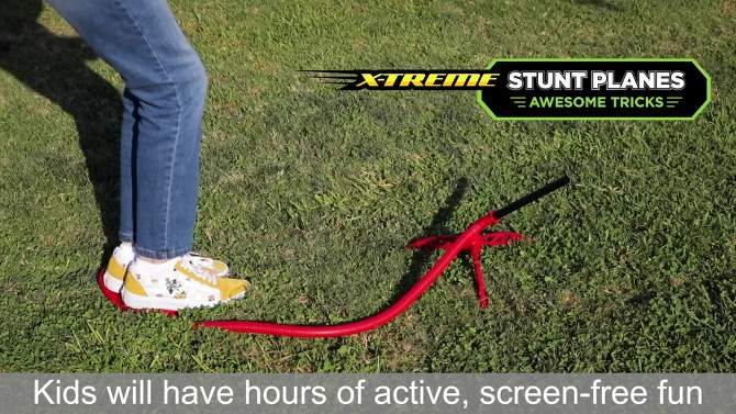 Stomp Rocket Aerodynamic X-Treme Stunt Planes with Launcher, 2 of 7, play video