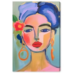 Art Remedy Jacinta s Hair with Flowers Beach Life Inspired Wall Art Unframed - 1 of 4