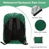 Unique Bargains Waterproof Backpack Rain Cover with A Carry Pouch for Hiking/Biking 1 Pc - 2 of 4