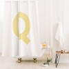 Deny Designs April Lane Art Block Monogram Shower Curtain - 2 of 3