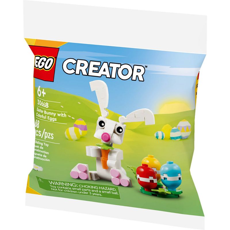 LEGO Creator Easter Bunny with Colorful Eggs Building Toy 30668, 3 of 8
