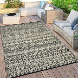Acekool Outdoor Rug, Waterproof Foldable Reversible UV-Resistant Carpet for Patio, Deck, RV, Balcony, Easy Care - 1 of 4