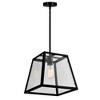 CWI Lighting Alyson 1 Light Down Mini Pendant With Black Finish - 3 of 4