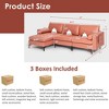 Costway Modular Extra-Large 4 Seat Sectional Sofa with Reversible Chaise & 2 USB  Ports - 4 of 4