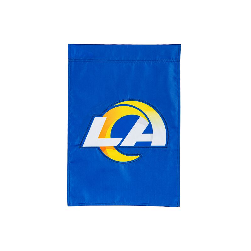 Evergreen Los Angeles Rams Garden Applique Flag- 12.5 x 18 Inches Outdoor Sports Decor for Homes and Gardens, 2 of 3