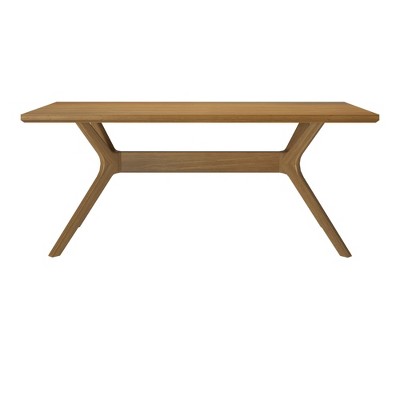 Verso 72'' Pecan Solid Wood Rectangular Dining Table