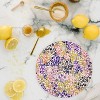 Ninola Design Purple Speckled Painting Watercolor Stains Cutting Board - Deny Designs - 2 of 3