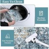 Washable Rug Large Area Rug Soft Non-Slip Backing Stain Resistant Low Pile Vintage Floor Carpet for Bedroom Dining Room - 2 of 4