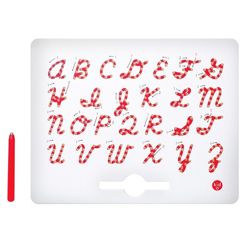 Kid O A To Z Cursive Upper Case Magnatab Magnetic Drawing Tablet - 