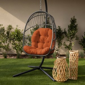 44" x 27" x 4" Sunbrella Outdoor Egg Chair Cushion - Sorra Home - 1 of 3