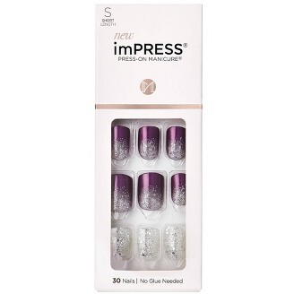Kiss imPRESS Press-On Manicure Fake Nails - Heartquake - 30ct