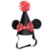 Disney Minnie Mouse Tulle Costume Mesh Skirt Collar and Hat 3 Piece Outfit Set Red/Black  - 2 of 4