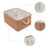 REGALWOVEN Cotton Collapsible Lightweight Sturdy Open Storage Bins 3 Pcs - 3 of 4