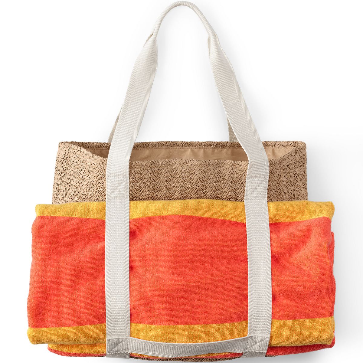 Lands' End Straw Tote Bag - thumbnail 5
