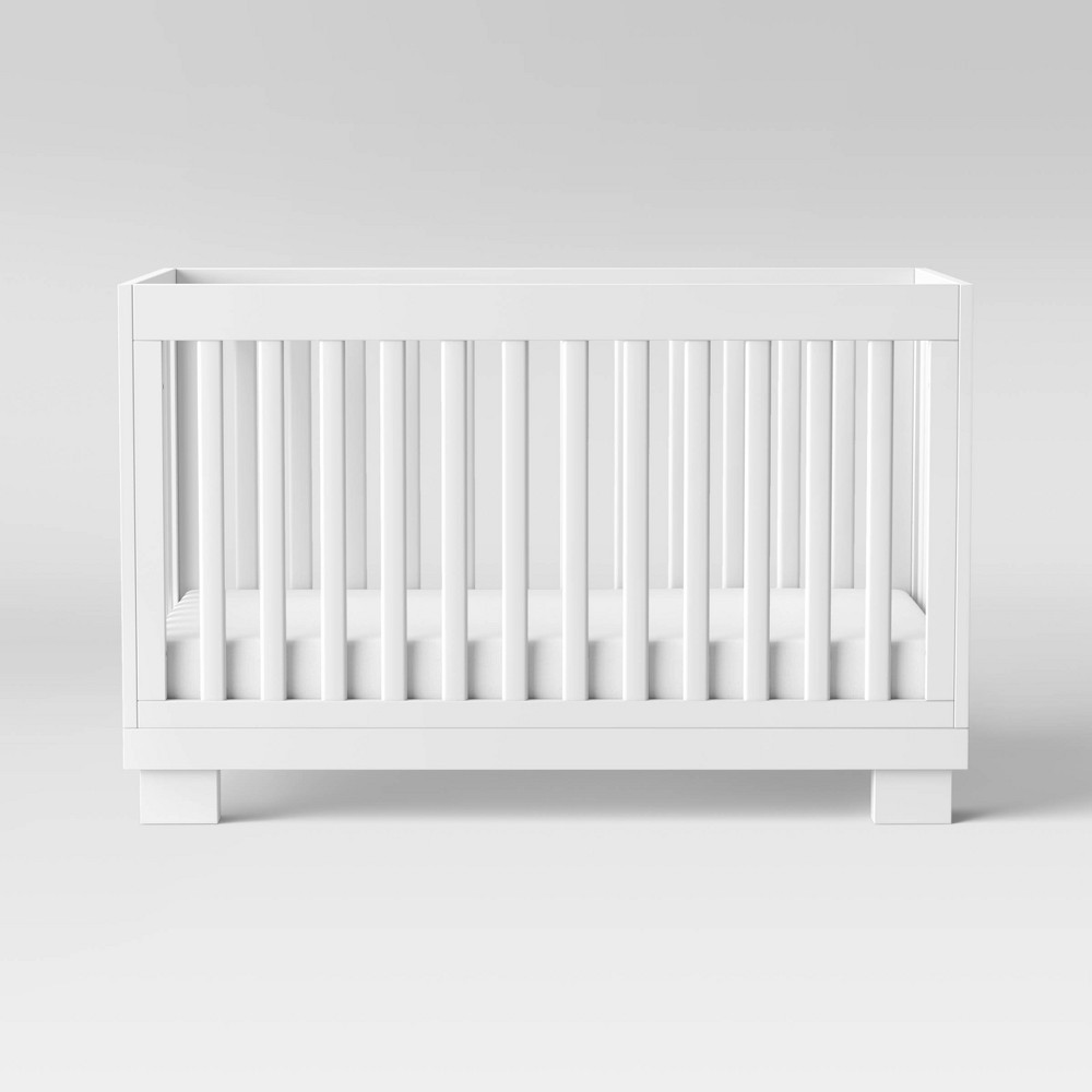 Photos - Kids Furniture Babyletto Modo 3-in-1 Convertible Crib with Toddler Rail - White