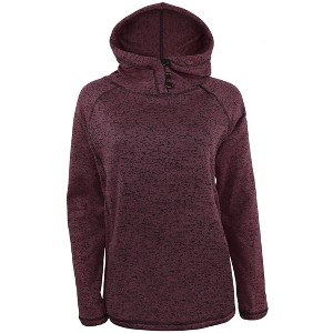 Victory Outfitters Ladies' Fleece Henley Hoodie Pullover - 1 of 4