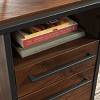 GlasFlength Desks Computer Desk Office Desk Writing Table Desk with Drawers Cabinet for Small Space Home Office, Brown, 48.74"*24.96"*29.53" - 4 of 4