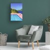 Canvas Wall Art - longwayhome  'Swimming Pool' Wall Art for Living Room, Bedroom, or Office Décor by Trademark Fine Art - 4 of 4