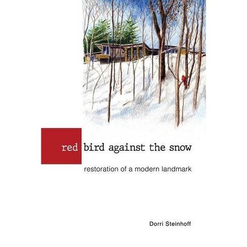 Red Bird Against The Snow By Dorri Steinhoff Paperback Target - wooded creek roblox
