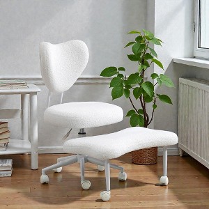 Mshliw Ergonomic Cross-Legged Meditation Chair with Lumbar Support and Height-Adjustable Seat Cushion, Dining Chair, for Office Study and Relaxation - 1 of 4