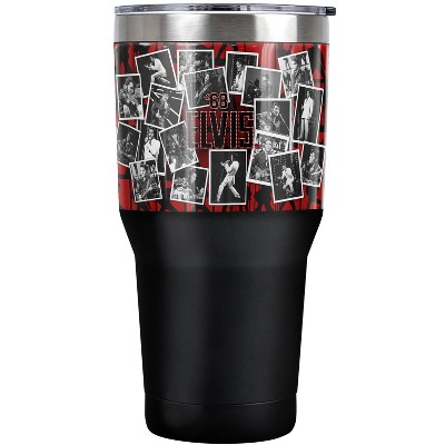 Elvis 68 Photos Steel Tumbler 30oz Coffee Travel Mug