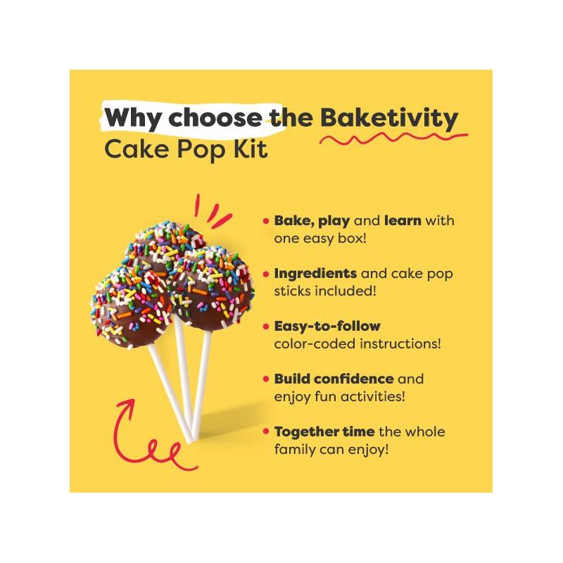 BAKETIVITY Cake Pop Sticks Baking Kit | Cake Pop Kit For Kids | DIY Beginner Cake Pop Supplies | Cake Pops Decorating Kit – Kids Cake Pop Baking Kit, 2 of 8