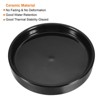 Unique Bargains Indoor Outdoor Ceramic Round Plant Pot Saucers Flower Drip Tray 2 Pcs - 3 of 4
