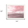 HomeRoots Pink Beach Emotions White Framed Print Wall Art - 3 of 4
