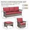 Buenhomino Outdoor Patio All-Weather Wicker Furniture Set - 3 of 4