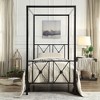 Queen Size Metal Canopy Bed with Headboard for Bedroom - 4 of 4