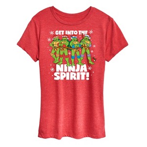 Women's - Teenage Mutant Ninja Turtles - Get Into The Ninja Spirit Short Sleeve Graphic T-Shirt - 1 of 4